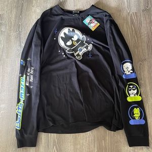 NWT Sanrio Badtz-Maru Black Crewneck, XXL